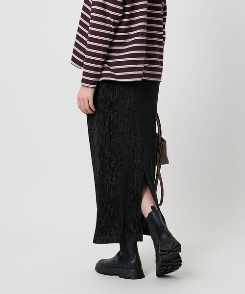 BEAUTY&YOUTH UNITED ARROWS(ビューティーアンドユースユナイテッドアローズ)の「ベロアプリーツ タイトスカート ウォッシャブル(スカート・レディース・グレー/オリーブ/ブラック・M/S)」の18枚目の写真