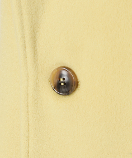 B.C STOCK（ベーセーストック）の「ショートメルトモッサテイラーボクシーロング（その他アウター・レディース・ブラック/ブラウン/イエロー/アイボリー・SMALL/MEDIUM）」の14枚目の写真