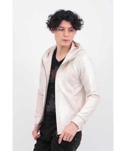 TORNADO MART（トルネードマート）の「ﾈｵﾊﾟｰｶ（パーカー・メンズ・ベージュ/ホワイト/ボルドー/ネイビー/ブラック・LL/M/L/XXL）」の3枚目の写真