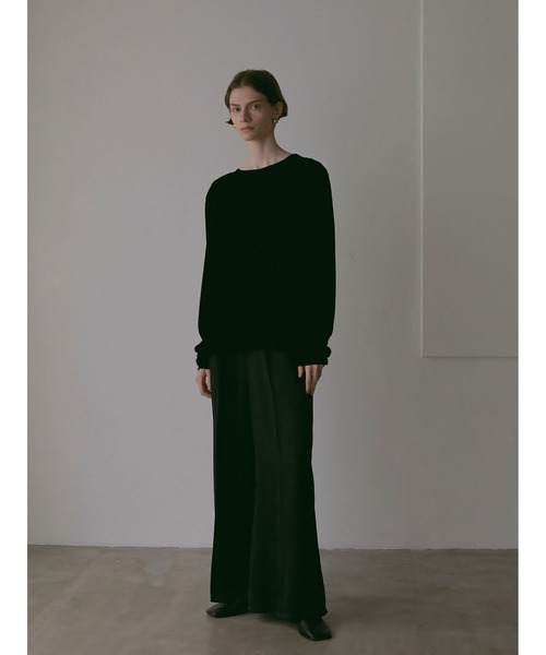 HER.(ハー)の「フロッキーチュールトップス(Tシャツ/カットソー・レディース・ブラック/オフホワイト・フリー)」の13枚目の写真