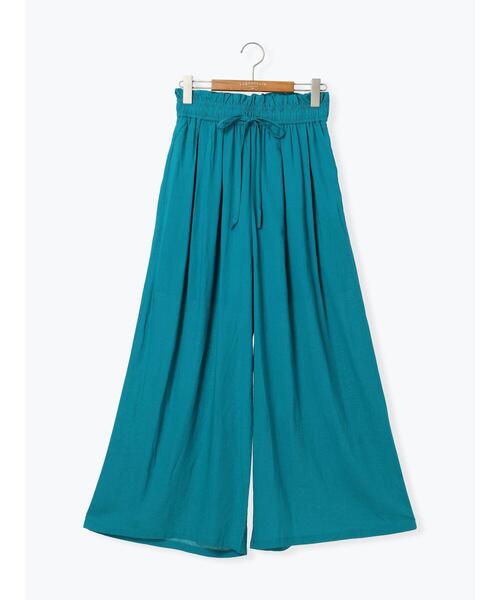 Lugnoncure（ルノンキュール）の「麻レーヨンワイドイージーパンツ（その他パンツ・レディース・ベージュ/ブラック/ターコイズブルー/ブラウン・F）」の16枚目の写真