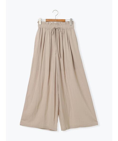 Lugnoncure（ルノンキュール）の「麻レーヨンワイドイージーパンツ（その他パンツ・レディース・ベージュ/ブラック/ターコイズブルー/ブラウン・F）」の19枚目の写真