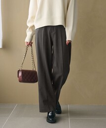 BEAUTY&YOUTH UNITED ARROWS | 裏起毛バックゴム ストレートパンツ ウォッシャブル(スラックス)