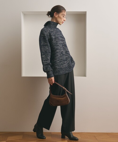 BEAUTY&YOUTH UNITED ARROWS(ビューティーアンドユースユナイテッドアローズ)の「裏起毛バックゴム ストレートパンツ ウォッシャブル(スラックス・レディース・ダークグレー/モカ/オフホワイト/ブラック/ベージュ・XS/S/M/L)」の16枚目の写真