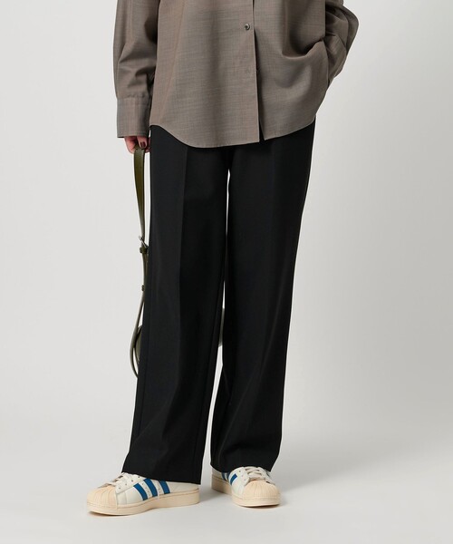 BEAUTY&YOUTH UNITED ARROWS(ビューティーアンドユースユナイテッドアローズ)の「裏起毛バックゴム ストレートパンツ ウォッシャブル(スラックス・レディース・ダークグレー/モカ/オフホワイト/ブラック/ベージュ・XS/S/M/L)」の17枚目の写真