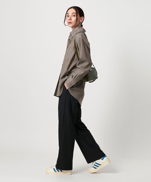 BEAUTY&YOUTH UNITED ARROWS(ビューティーアンドユースユナイテッドアローズ)の「裏起毛バックゴム ストレートパンツ ウォッシャブル(スラックス・レディース・ダークグレー/モカ/オフホワイト/ブラック/ベージュ・XS/S/M/L)」の19枚目の写真