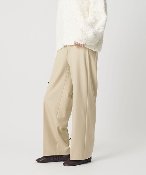 BEAUTY&YOUTH UNITED ARROWS(ビューティーアンドユースユナイテッドアローズ)の「裏起毛バックゴム ストレートパンツ ウォッシャブル(スラックス・レディース・ダークグレー/モカ/オフホワイト/ブラック/ベージュ・XS/S/M/L)」の20枚目の写真