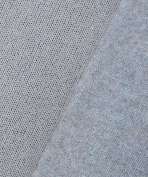 見上愛さん着用】ラクーンブレンドダブルフェイス ニット アウター