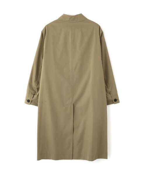 マーガレットハウエル　ベージュ ステンカラーコート MARGARET HOWELL（マーガレットハウエル）の「PROOFED COTTON