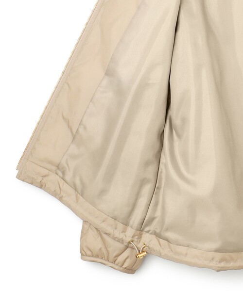 セール】中綿パディング コンパクト アウター（ノーカラージャケット