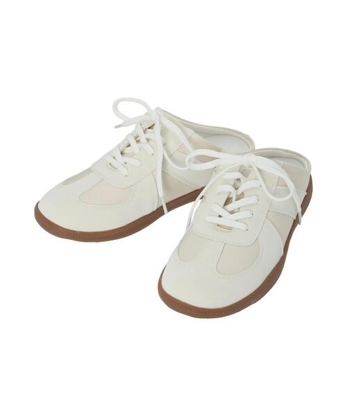 Te chichi TERRASSE（テチチテラス）の「ミュールスニーカー《2025autumn catalog item》（その他シューズ・レディース・シルバー/オフホワイト/ブラック・M/L）」の6枚目の写真