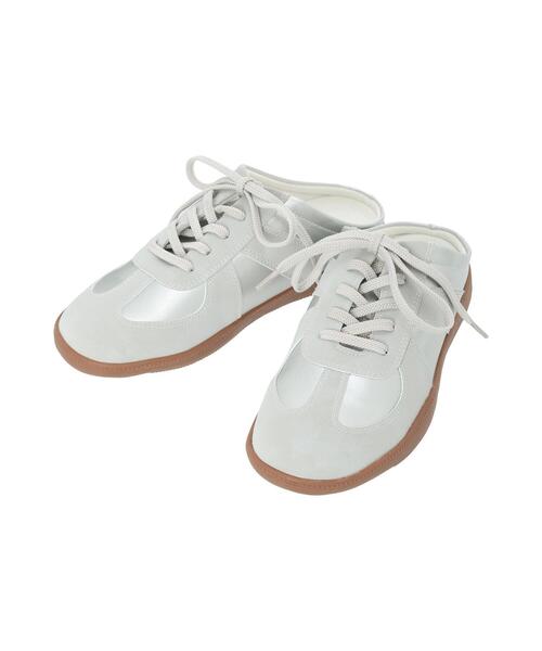 Te chichi TERRASSE（テチチテラス）の「ミュールスニーカー《2025autumn catalog item》（その他シューズ・レディース・シルバー/オフホワイト/ブラック・M/L）」の7枚目の写真