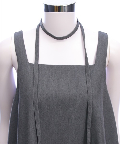 CLEAR BASIC（クリアベーシック）の「マルチウェイバルーンミニワンピース[カジュアル 着回し抜群 大人]（ワンピース・レディース・ブラウン/ブラック/グレー・F）」の7枚目の写真