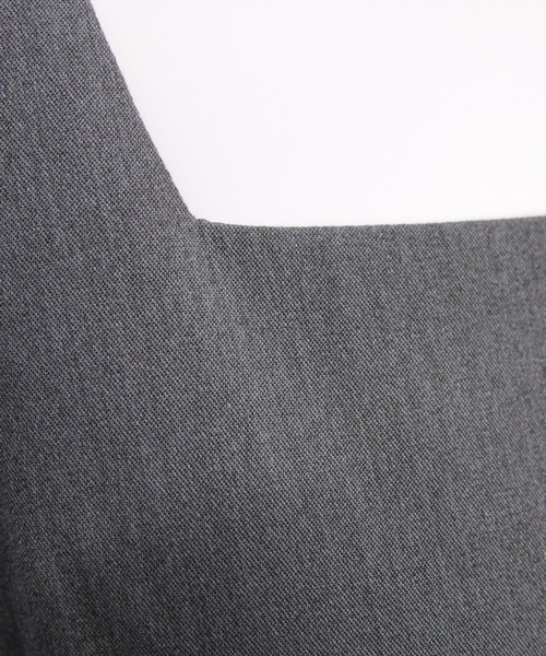 CLEAR BASIC（クリアベーシック）の「マルチウェイバルーンミニワンピース[カジュアル 着回し抜群 大人]（ワンピース・レディース・ブラウン/ブラック/グレー・F）」の20枚目の写真