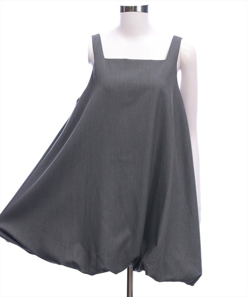 CLEAR BASIC（クリアベーシック）の「マルチウェイバルーンミニワンピース[カジュアル 着回し抜群 大人]（ワンピース・レディース・ブラウン/ブラック/グレー・F）」の10枚目の写真