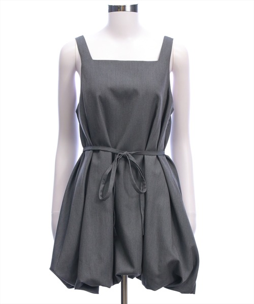 CLEAR BASIC（クリアベーシック）の「マルチウェイバルーンミニワンピース[カジュアル 着回し抜群 大人]（ワンピース・レディース・ブラウン/ブラック/グレー・F）」の11枚目の写真