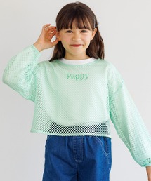 coca（coca）（コカ）の「キッズ　メッシュプルオーバー＆長袖Tシャツ 2点セット（Tシャツ/カットソー・キッズ）」