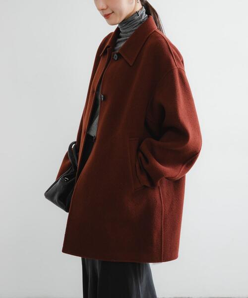 スーパー140ステンカラーリバーミドルコート（ステンカラーコート