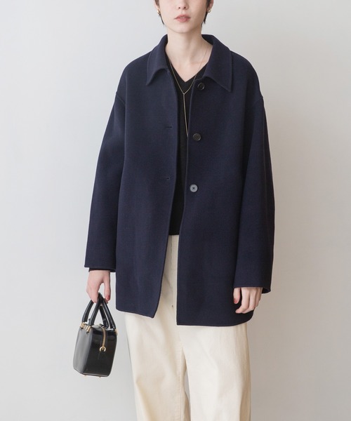 リバー ミドルコート　ブラック　uncrave リバー ミドルコート ブラック uncrave