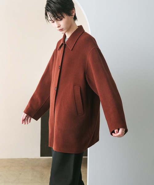 スーパー140ステンカラーリバーミドルコート（ステンカラー