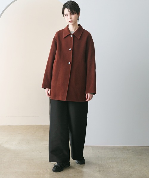 スーパー140ステンカラーリバーミドルコート（ステンカラー