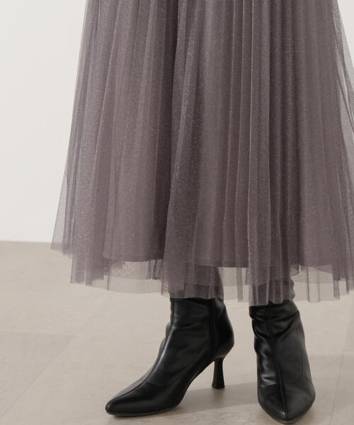 E＞ラメプリーツスカート / 1215227001（スカート）｜PROPORTION BODY