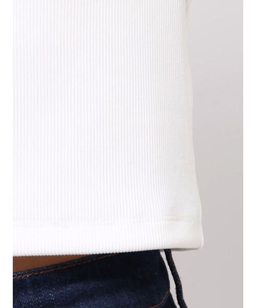 MURUA(ムルーア)の「テレコドッキングジャガードトップス(Tシャツ/カットソー・レディース・ブラック/ホワイト/ブラウン・FREE)」の22枚目の写真