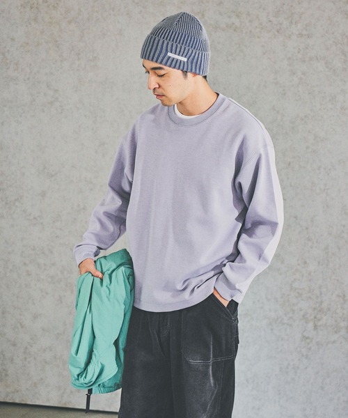 BAYFLOW（ベイフロー）の「ライトクッションプルオーバー（その他トップス・メンズ・ベージュ/ラベンダー/オフホワイト・MEDIUM/LARGE）」の3枚目の写真