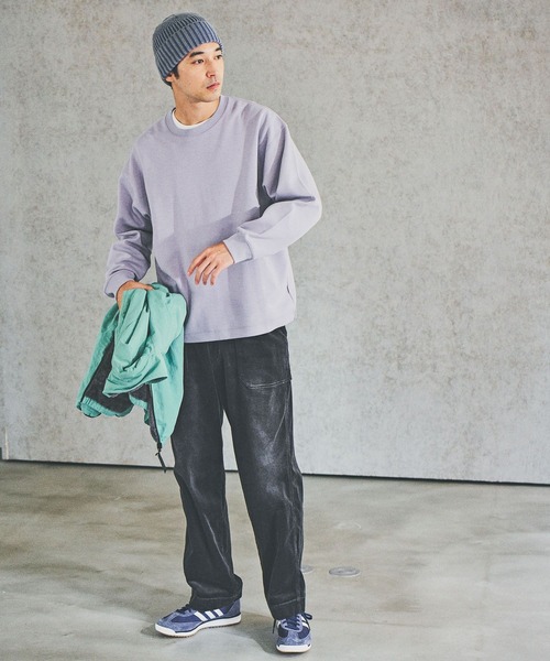 BAYFLOW（ベイフロー）の「ライトクッションプルオーバー（その他トップス・メンズ・ベージュ/ラベンダー/オフホワイト・MEDIUM/LARGE）」の5枚目の写真