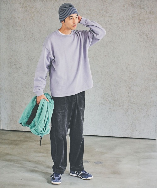 BAYFLOW（ベイフロー）の「ライトクッションプルオーバー（その他トップス・メンズ・ベージュ/ラベンダー/オフホワイト・MEDIUM/LARGE）」の18枚目の写真