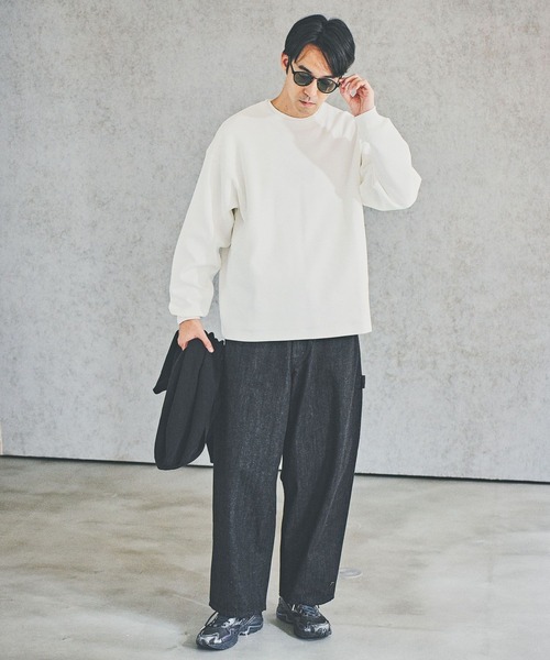 BAYFLOW（ベイフロー）の「ライトクッションプルオーバー（その他トップス・メンズ・ベージュ/ラベンダー/オフホワイト・MEDIUM/LARGE）」の19枚目の写真