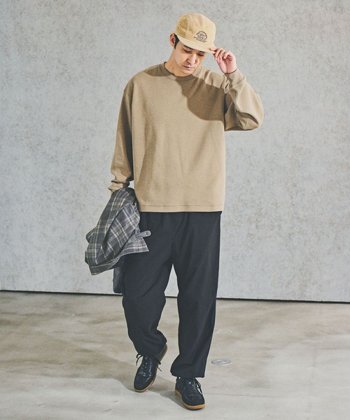 BAYFLOW（ベイフロー）の「ライトクッションプルオーバー（その他トップス・メンズ・ベージュ/ラベンダー/オフホワイト・MEDIUM/LARGE）」の7枚目の写真