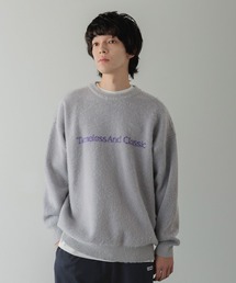 LOWRYS FARM | 【LFM(U)】シャギーロゴニットプルオーバー　606796(ニット/セーター)