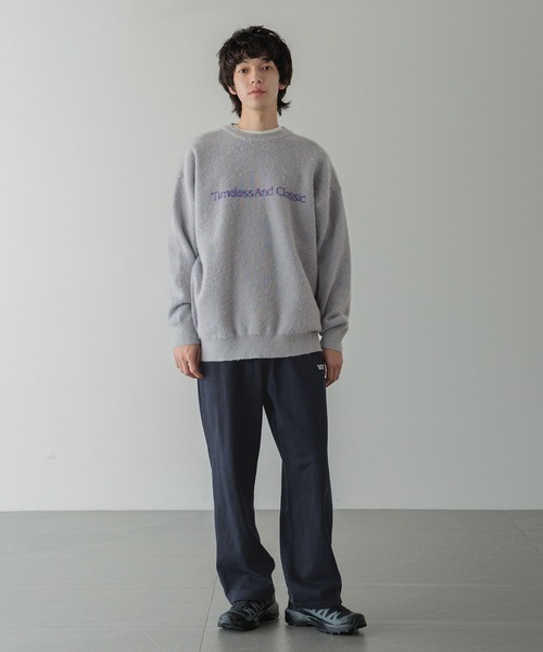 LOWRYS FARM（ローリーズファーム）の「【LFM(U)】シャギーロゴニットプルオーバー　606796（ニット/セーター・メンズ・ブラック/グレー/ブラウン・FREE）」の17枚目の写真