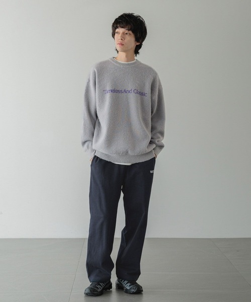 LOWRYS FARM（ローリーズファーム）の「【LFM(U)】シャギーロゴニットプルオーバー　606796（ニット/セーター・メンズ・ブラック/グレー/ブラウン・FREE）」の18枚目の写真