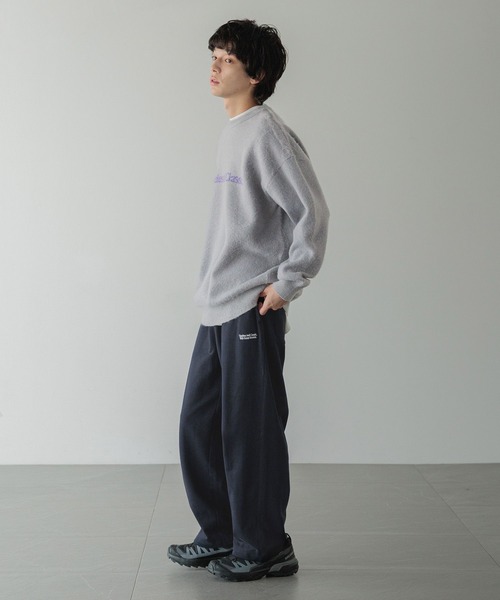 LOWRYS FARM（ローリーズファーム）の「【LFM(U)】シャギーロゴニットプルオーバー　606796（ニット/セーター・メンズ・ブラック/グレー/ブラウン・FREE）」の19枚目の写真