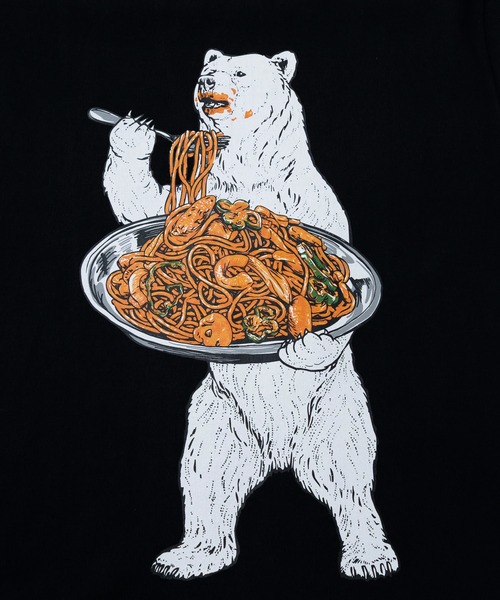 go slow caravan(ゴースローキャラバン)の「超ヘビーUSA/C ナポリタンクマ ロングスリーブ TEE(Tシャツ/カットソー・メンズ・ブラック/ホワイト・X-LARGE/LARGE/MEDIUM/SMALL)」の4枚目の写真