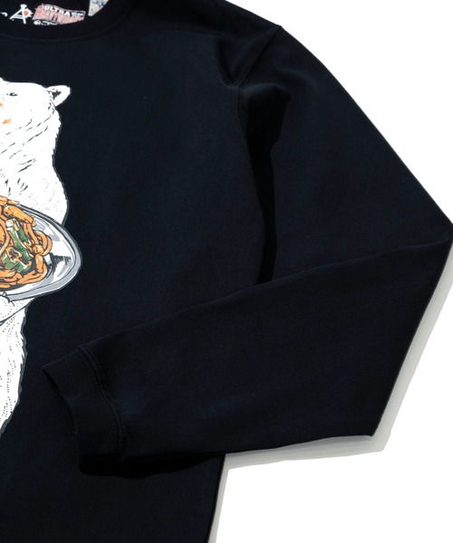 go slow caravan(ゴースローキャラバン)の「超ヘビーUSA/C ナポリタンクマ ロングスリーブ TEE(Tシャツ/カットソー・メンズ・ブラック/ホワイト・X-LARGE/LARGE/MEDIUM/SMALL)」の5枚目の写真