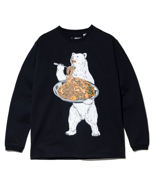 go slow caravan(ゴースローキャラバン)の「超ヘビーUSA/C ナポリタンクマ ロングスリーブ TEE(Tシャツ/カットソー・メンズ・ブラック/ホワイト・X-LARGE/LARGE/MEDIUM/SMALL)」の9枚目の写真