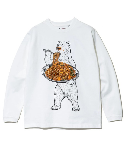 go slow caravan(ゴースローキャラバン)の「超ヘビーUSA/C ナポリタンクマ ロングスリーブ TEE(Tシャツ/カットソー・メンズ・ブラック/ホワイト・X-LARGE/LARGE/MEDIUM/SMALL)」の12枚目の写真