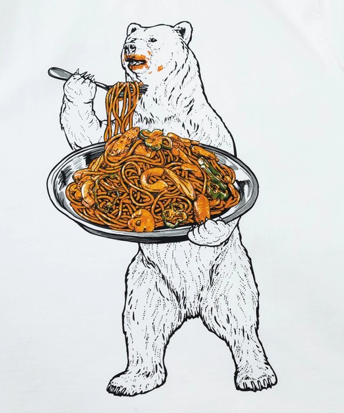 go slow caravan(ゴースローキャラバン)の「超ヘビーUSA/C ナポリタンクマ ロングスリーブ TEE(Tシャツ/カットソー・メンズ・ブラック/ホワイト・X-LARGE/LARGE/MEDIUM/SMALL)」の13枚目の写真
