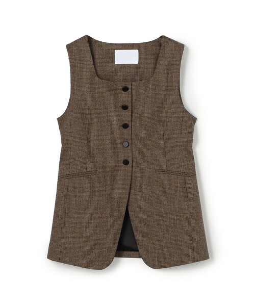 Tiffany スクエアネックジレ Tiffany スクエアネックジレ（ベスト）｜BALLSEY（ボールジィ）の