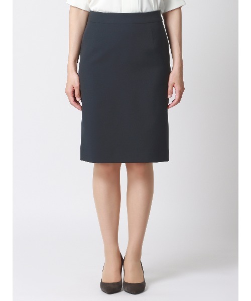 SUIT SQUARE(スーツスクエア)の「タイトスカート ウォッシャブル ドライストレッチ 無地(スーツスカート・レディース・ネイビー系・40(11号)/38(9号)/36(7号))」の7枚目の写真