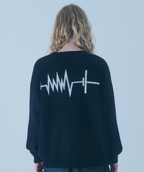 FR(13)NDS（フレンズ）の「FR(13)NDS/フレンズ/Wolf M KNIT（ニット/セーター・メンズ・ブラック/ブルー/ベージュ・M/L）」の4枚目の写真