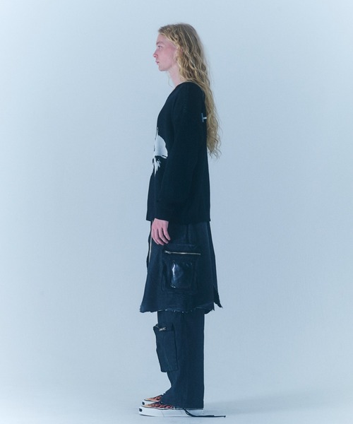 FR(13)NDS（フレンズ）の「FR(13)NDS/フレンズ/Wolf M KNIT（ニット/セーター・メンズ・ブラック/ブルー/ベージュ・M/L）」の6枚目の写真