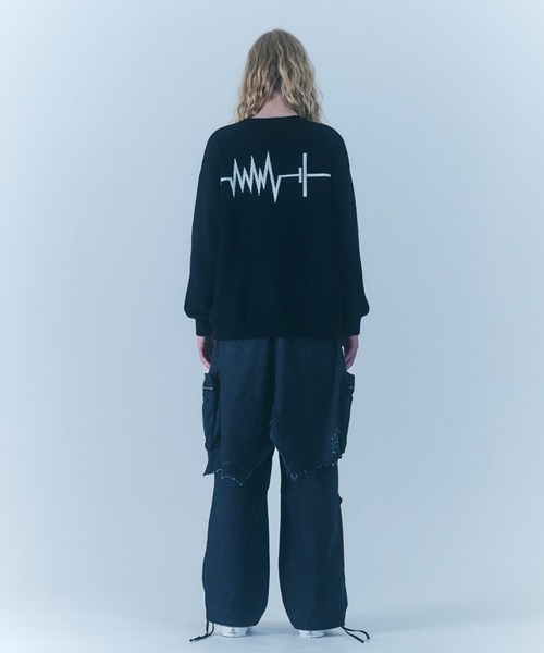 FR(13)NDS（フレンズ）の「FR(13)NDS/フレンズ/Wolf M KNIT（ニット/セーター・メンズ・ブラック/ブルー/ベージュ・M/L）」の7枚目の写真