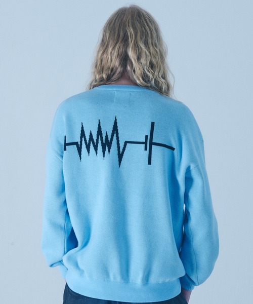 FR(13)NDS（フレンズ）の「FR(13)NDS/フレンズ/Wolf M KNIT（ニット/セーター・メンズ・ブラック/ブルー/ベージュ・M/L）」の9枚目の写真