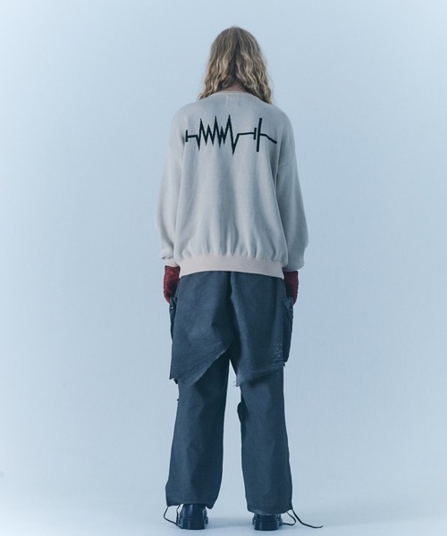 FR(13)NDS（フレンズ）の「FR(13)NDS/フレンズ/Wolf M KNIT（ニット/セーター・メンズ・ブラック/ブルー/ベージュ・M/L）」の16枚目の写真