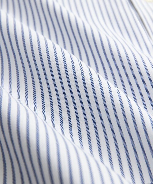 BROOKS BROTHERS(ブルックスブラザーズ)の「Brooks Brothers Explorer コットンブレンド ストライプ ドレスシャツ Slim Fit(ビジネスシャツ・メンズ・ネイビー・14 1/2-31/15-31/15-32/15-33/15 1/2-31/15 1/2-32/15 1/2-33/16-31/16-32/16-33/16 1/2-33/16 1/2-32)」の7枚目の写真