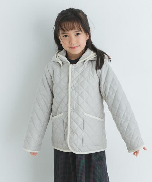 URBAN RESEARCH DOORS（アーバンリサーチドアーズ）の「『洗濯可』キルトジャケット(KIDS)（その他アウター・キッズ・ネイビー/グレー系その他・105/135/120）」の5枚目の写真